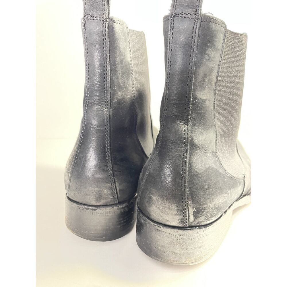 size 42 Belstaff Tourmaster 1955 Black ankle boots slip on chelsea made in Italy - Picture 11 of 11